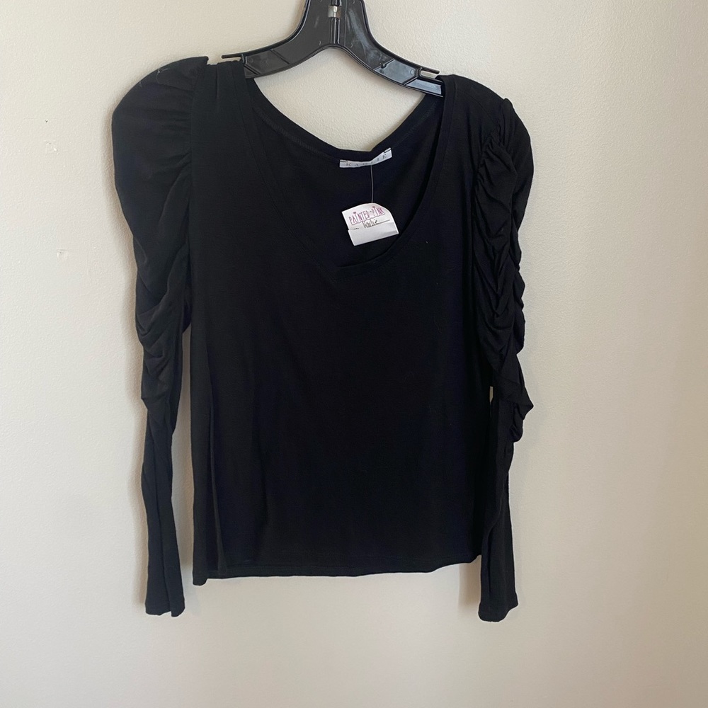 NWT Karlie Black Top